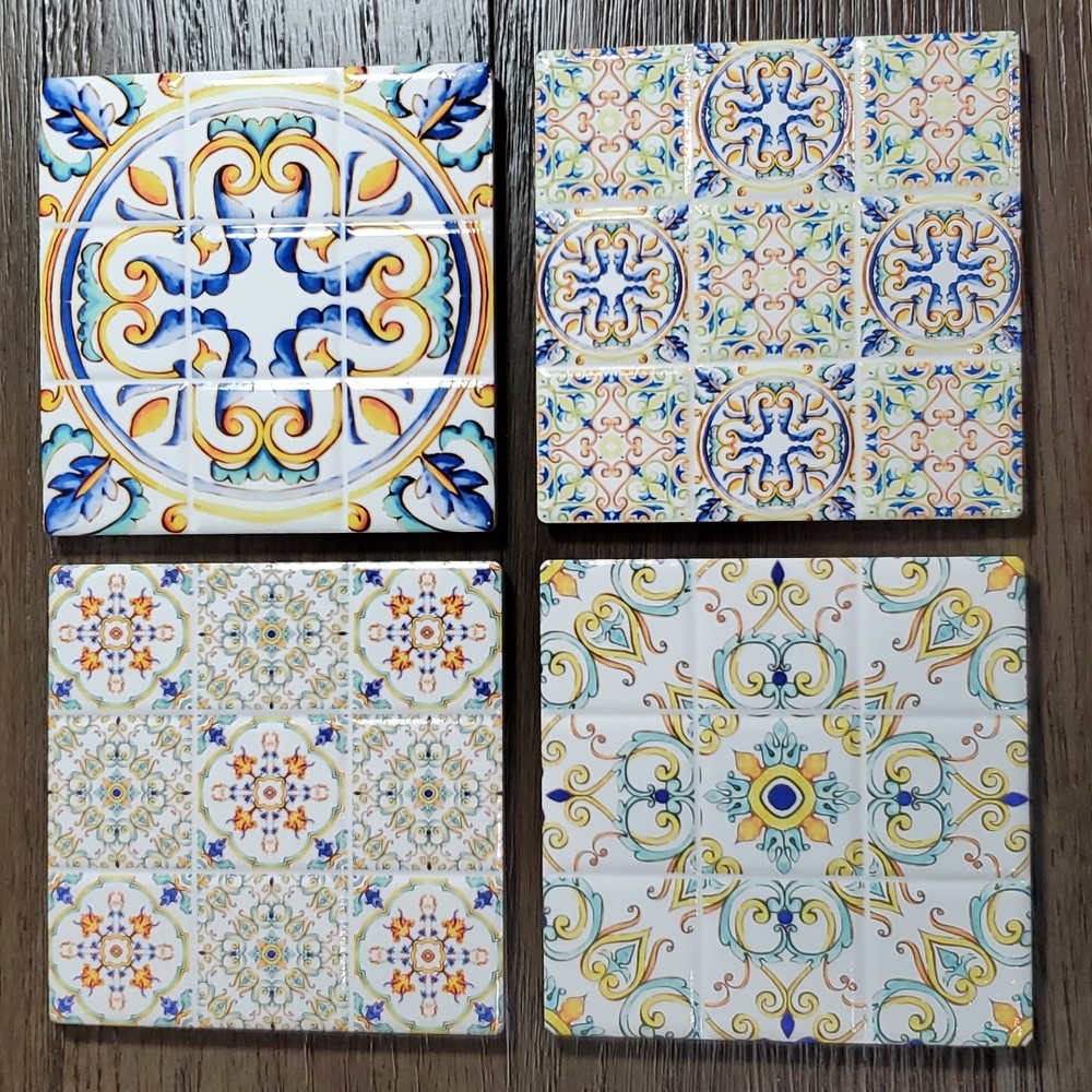 Brandani Italy Set of 4 Ceramic Coasters